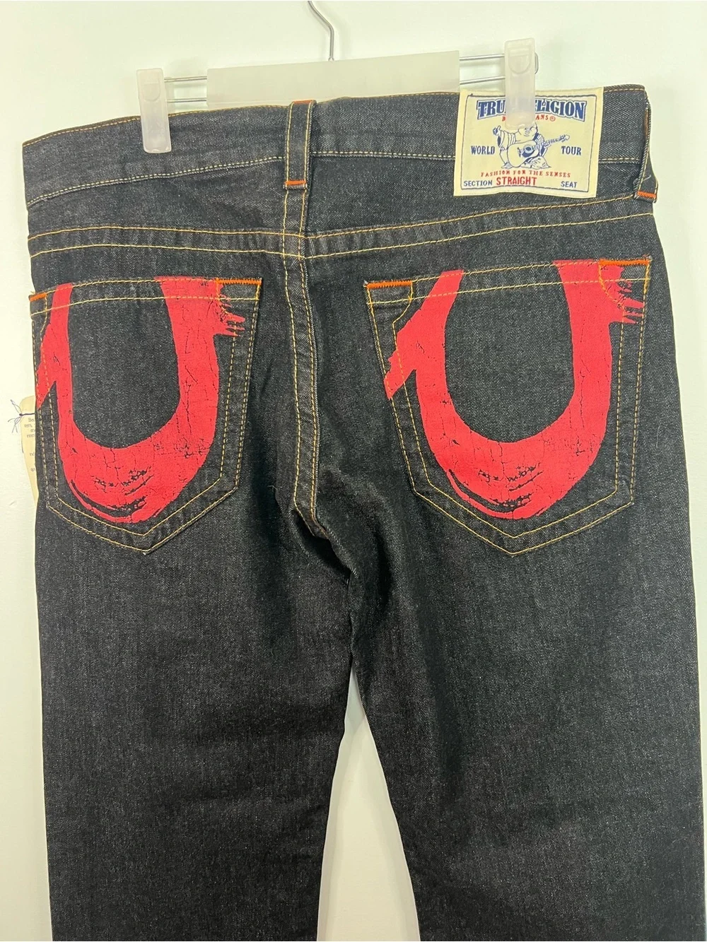 True Religion Ricky Straight Jeans Dark Wash NWT Men’s 33x34